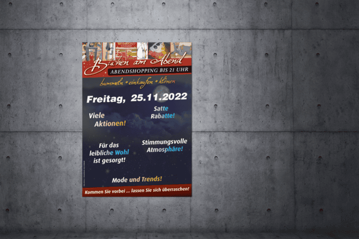 BWV Büchen am Abend Poster