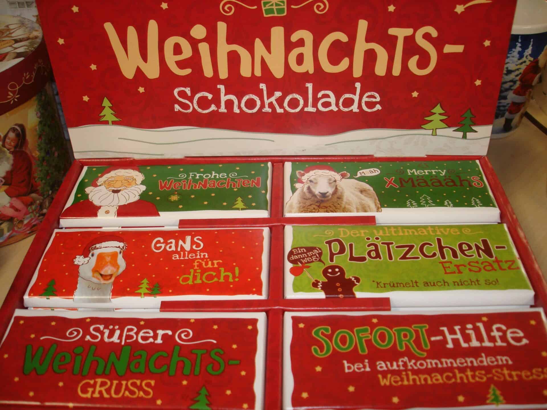 Zf Weihnachtsschokolade